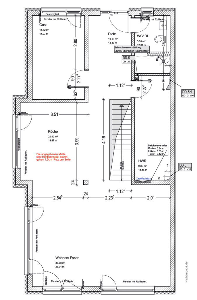 Grundriss Erdgeschoss